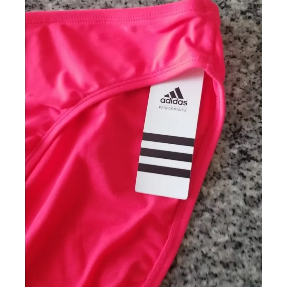 adidas Swim Bottoms Pink Plus Size 16 - Picture 2 of 11